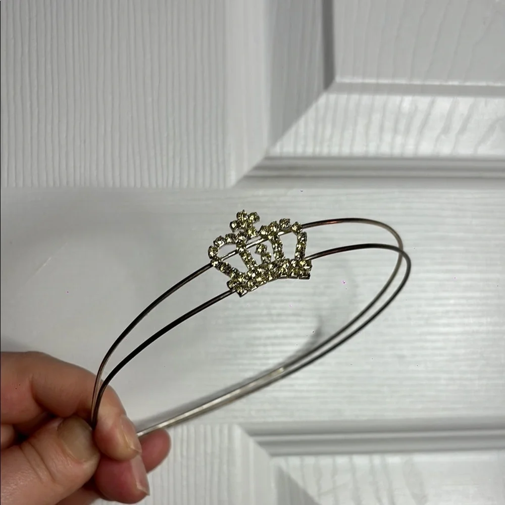 Silver Crown Headband